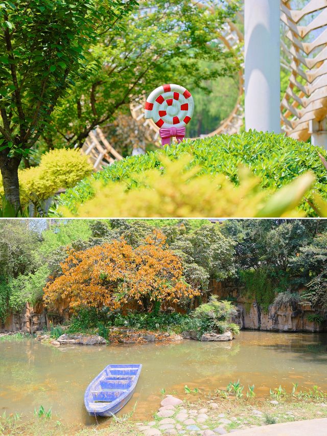 成都寶藏公園！湊仔吸氧兩不誤！