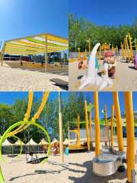 北京朝陽公園卷上天！這片AI海灘讓我以為在三亞🏖️✨