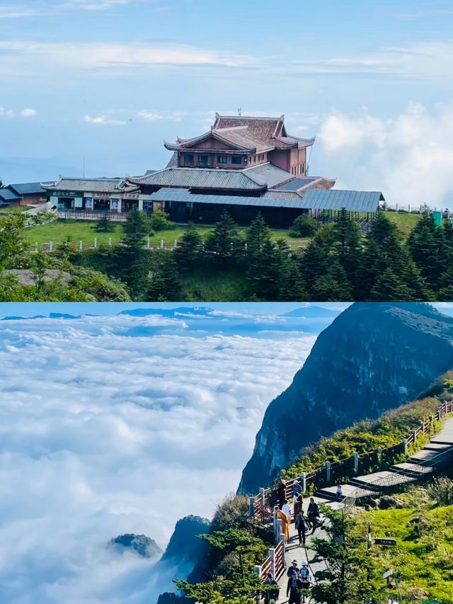 凌晨4點爬峨眉山，見到呢一幕我直接跪低！