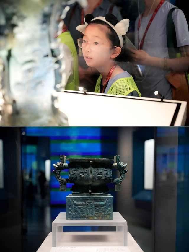 成都博物館，藍色青銅器特展，一定要嚟睇呀～