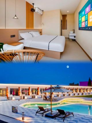 來秦皇島住這家吧!網紅泳池小院!好city~