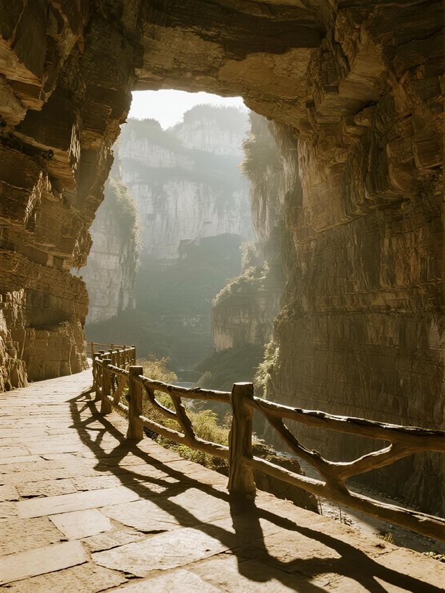 通靈大峽谷的秋天，是地球上一道美麗的傷痕
