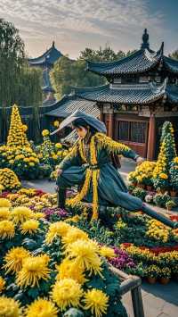 “百菊爭鋒!萬歲山驚現『花中江湖』,這波秋日浪漫藏不住了!”