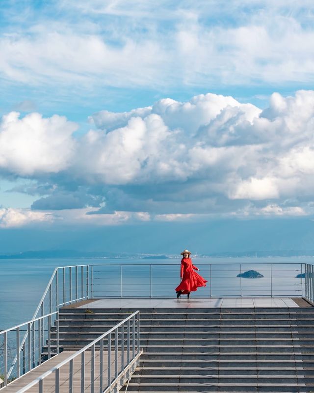 生口島的未來白色世界 生口島的未來白色世界