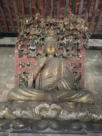 震撼平遙雙林寺·韋陀像泥塑巔峰之作