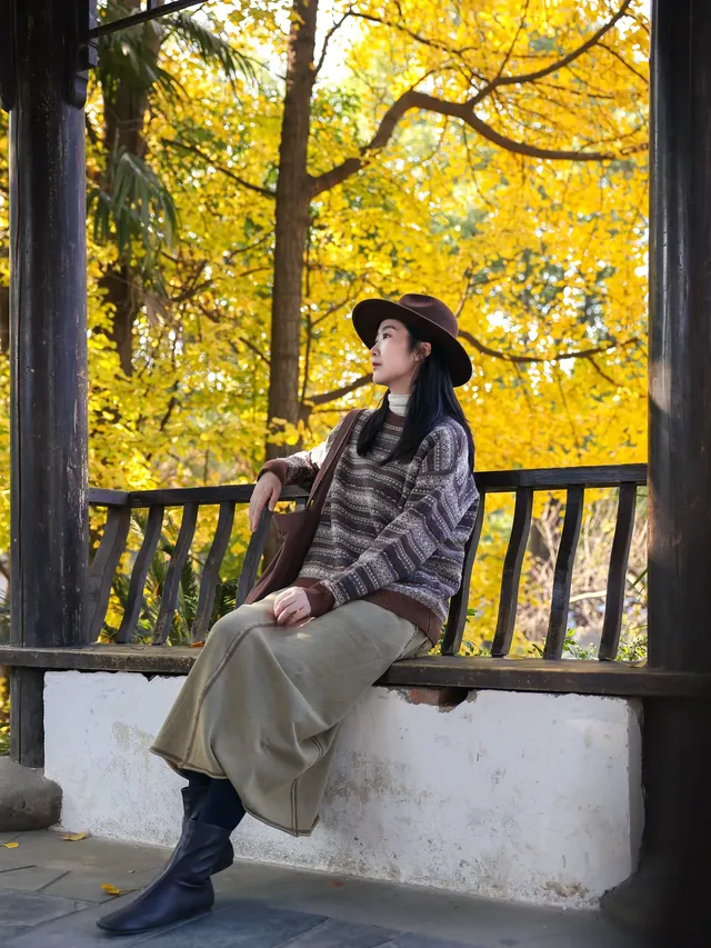 在成都拍到了和蘇州一樣的園林秋景！