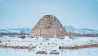 救命!雪後西夏陵是穿越千年的寂靜詩篇