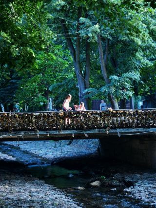 This spa town in Serbia is actually the birthplace of love locks.