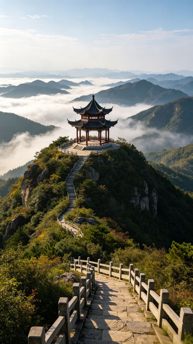 靈秀名山,山水禪意