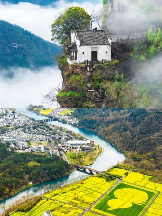 深く過小評価されている仙山の秘境、江蘇の春休みには必ずこの道教の隠れ里へ！