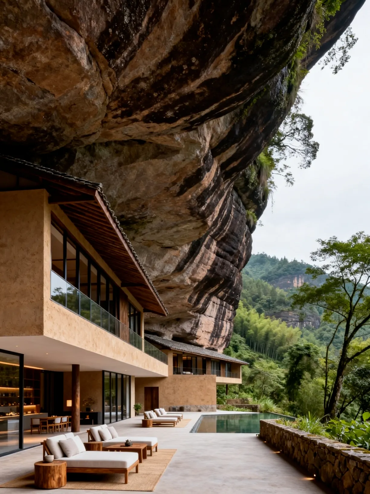Staying at a hotel by the creek in Wuyishan was absolutely amazing