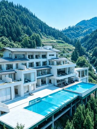 A secluded cliffside guesthouse with canyon and sea of clouds views from your window