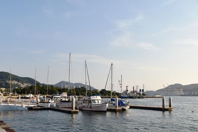 나가사키 시내 대표 일몰&석양 감상 포인트, 데지마워프 Dejima Wharf