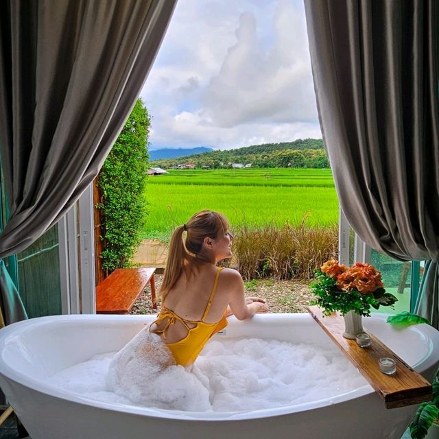 ที่พักสวย วิวท้องนา ท่ามกลางธรรมชาติ