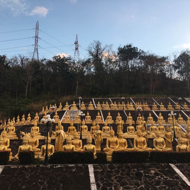 Giant Buddha statue across the Mekong River!