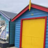 墨爾本必到彩色小屋Brighton bathing boxes