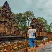 Bonteay Srei Tempple View in Siem Reap 