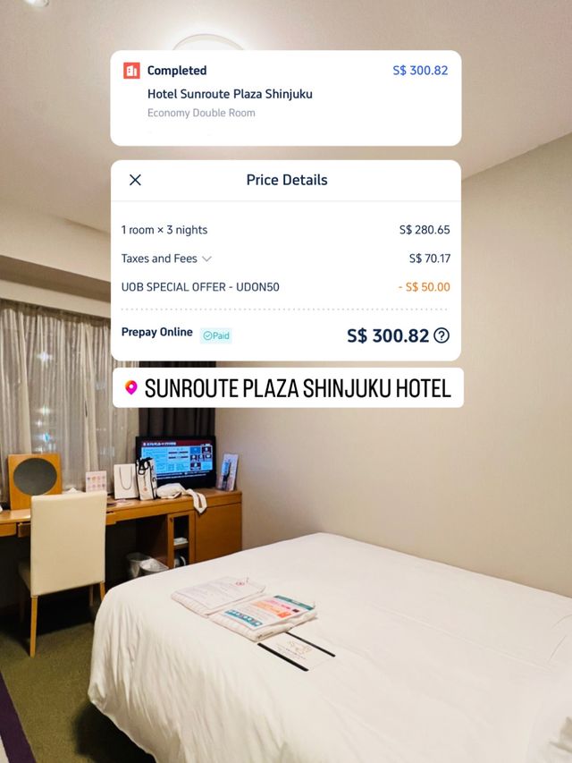 🇯🇵 Hotel Sunroute Plaza Shinjuku