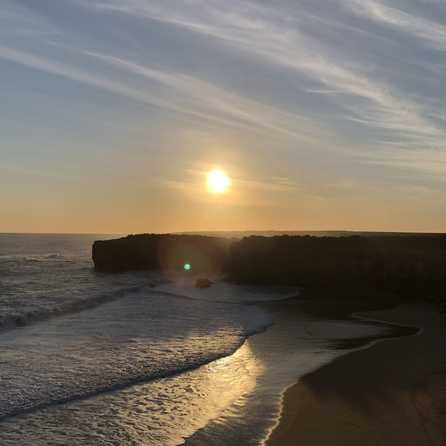 Chase after sunset at Great Ocean Road