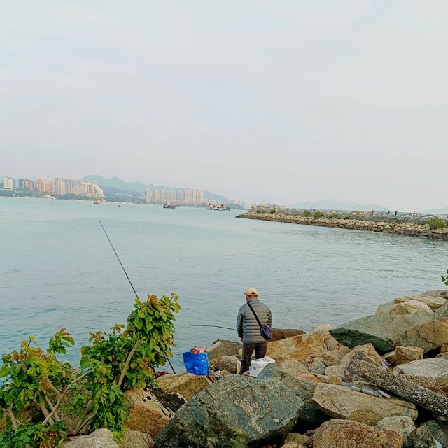 屯門海濱花園到屯門碼頭，散步，遛達，閒逛一流！