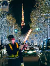 Tokyo night, illumination in Roppongi Hills✨