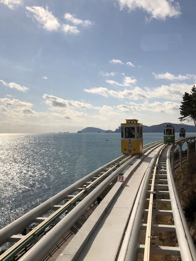 해운대가면 꼭 타야할 바다열차 ‘해운대블루라인파크‘