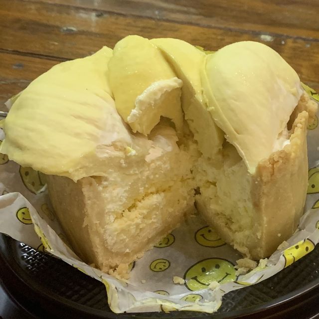 ฉ่ำๆ ชีสเค้กพุดดิ้งข้าวเหนียวทุเรียน by TopChef 