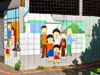 만화 캐릭터 벽화로 가득한 타이중 애니메이션골목 動漫巷