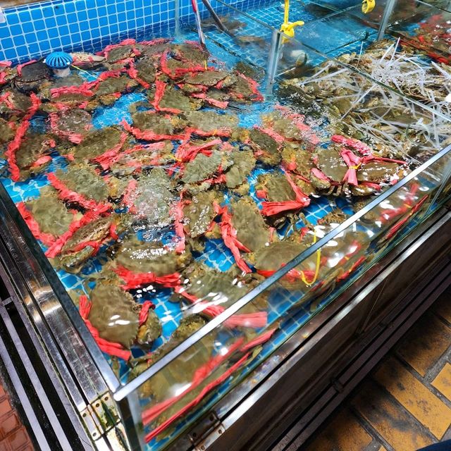 海鮮街吃奄仔蟹🦀台山🦪