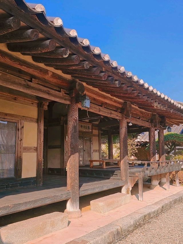 경상도에 있는 전통 한옥마을