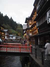 Autumn in Ginzan onsen, Yamagata