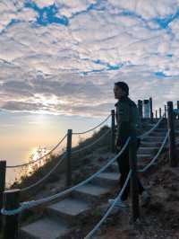 香港太平山 西高山日落