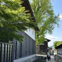 飛驒古川，寧靜舒服的村莊，與鯉魚一起散步