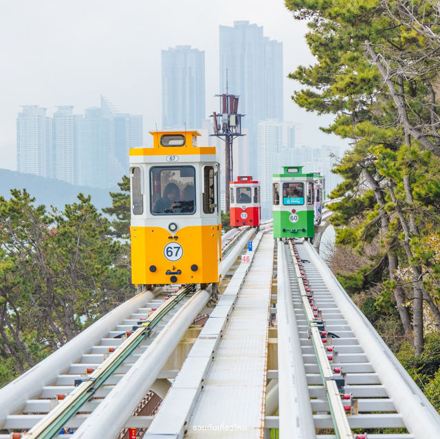 Haeundae Sky Capsule รถไฟปุ๊กปิ๊กแห่งเมืองปูซาน