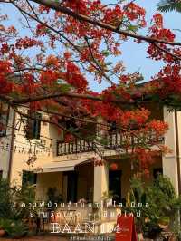 Baan 104 คาเฟ่บ้านล้านนาโคโลเนียลย่านวัดเกต