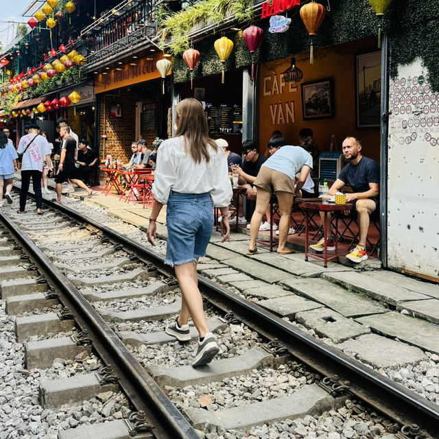 Train street Hanoi