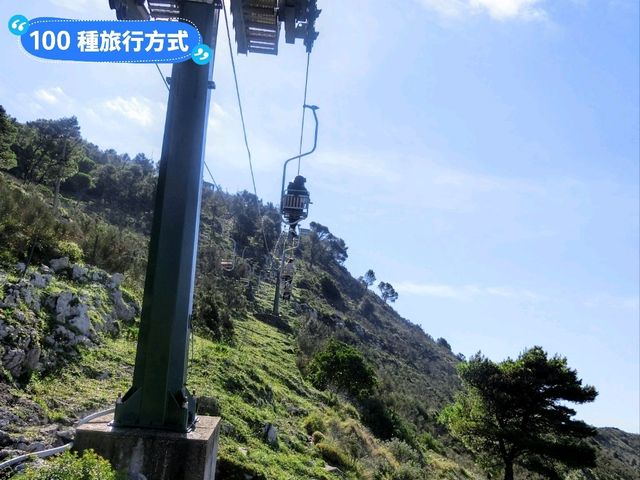 南義卡布里島-感受地中海美景的索拉羅吊椅纜車