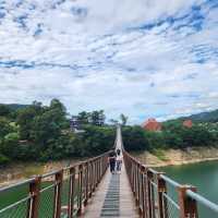 역대 최고의 흔들림, 제천 옥순봉 출렁다리