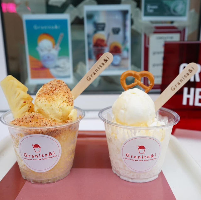 ไอติมกรานิต้า เกล็ดน้ำแข็งขูดๆเปิดใหม่บรรทัดทอง