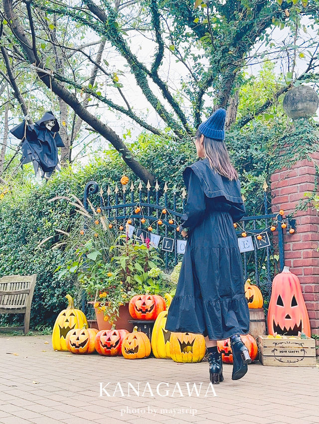 横浜から近いガーデンハロウィン装飾！【神奈川 / 横浜】