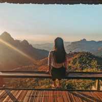 จุดชมวิวกิกอคอ บ้านห้วยเฮี๊ยะ🌿⛰️