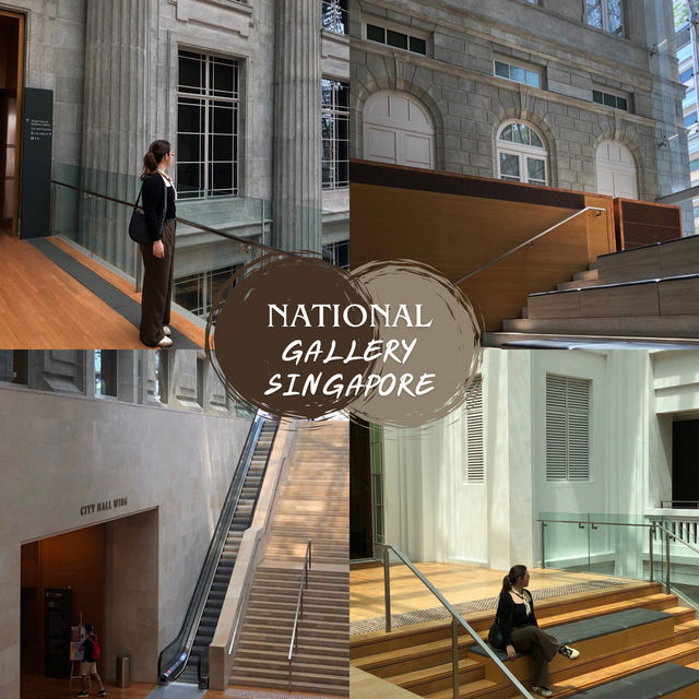 อีกจุดที่ห้ามพลาด “National Gallery Singapore” 🇸🇬