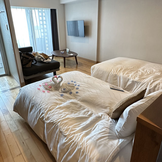 沖繩唯一一間能看到飛機降落的溫泉酒店