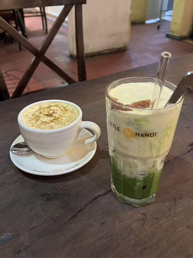กาแฟไข่เจ้าดังที่โฮจิมินห์ little hanoi egg coffee