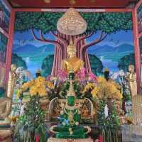 พระพุทธรูปองค์ดำปาฏิหารย์พระประธานวัดเขาสูงแจ่มฟ้า