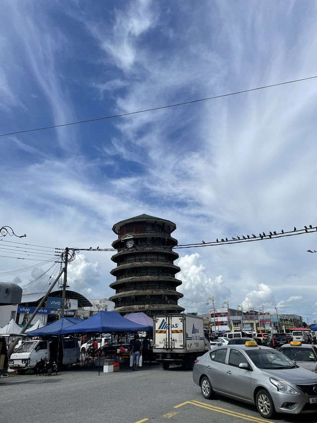 Famous Leaning Tower of Teluk Intan