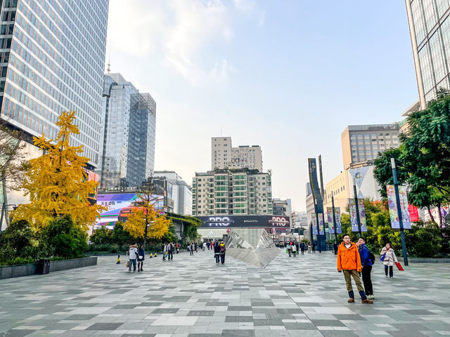청두의 도심 시티투어...고적광장