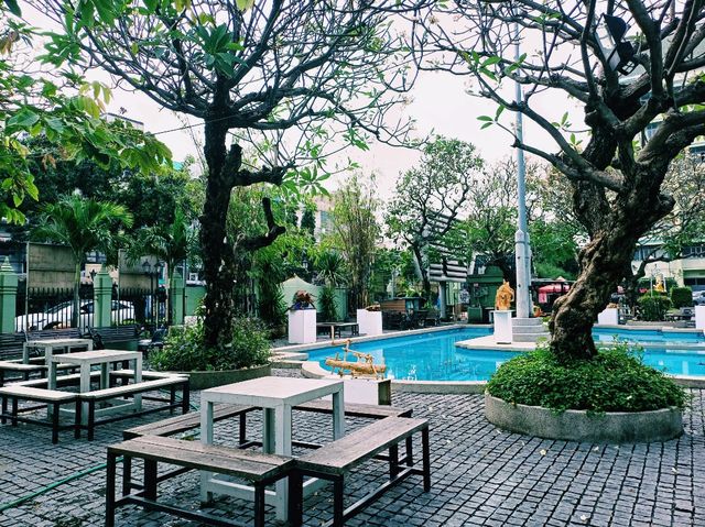 泰國曼谷市中心湄南河畔著名藝術中心建築花園景點：Pohchang Academy of Arts，適合拍照📸打卡