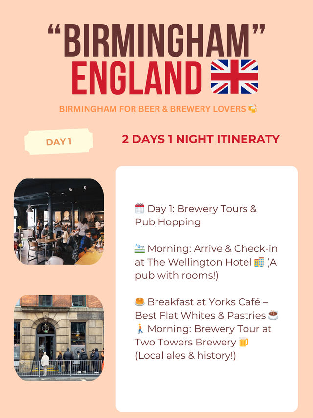 Birmingham 2 days itinerary 👏