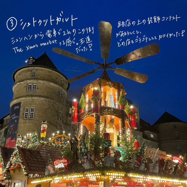ドイツの4大クリスマスマーケット🎅